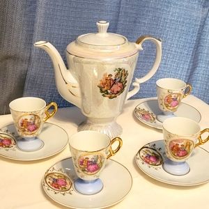 ❤❤ ANTIQUE PORCELAIN TEA SET MADE IN JAPAN